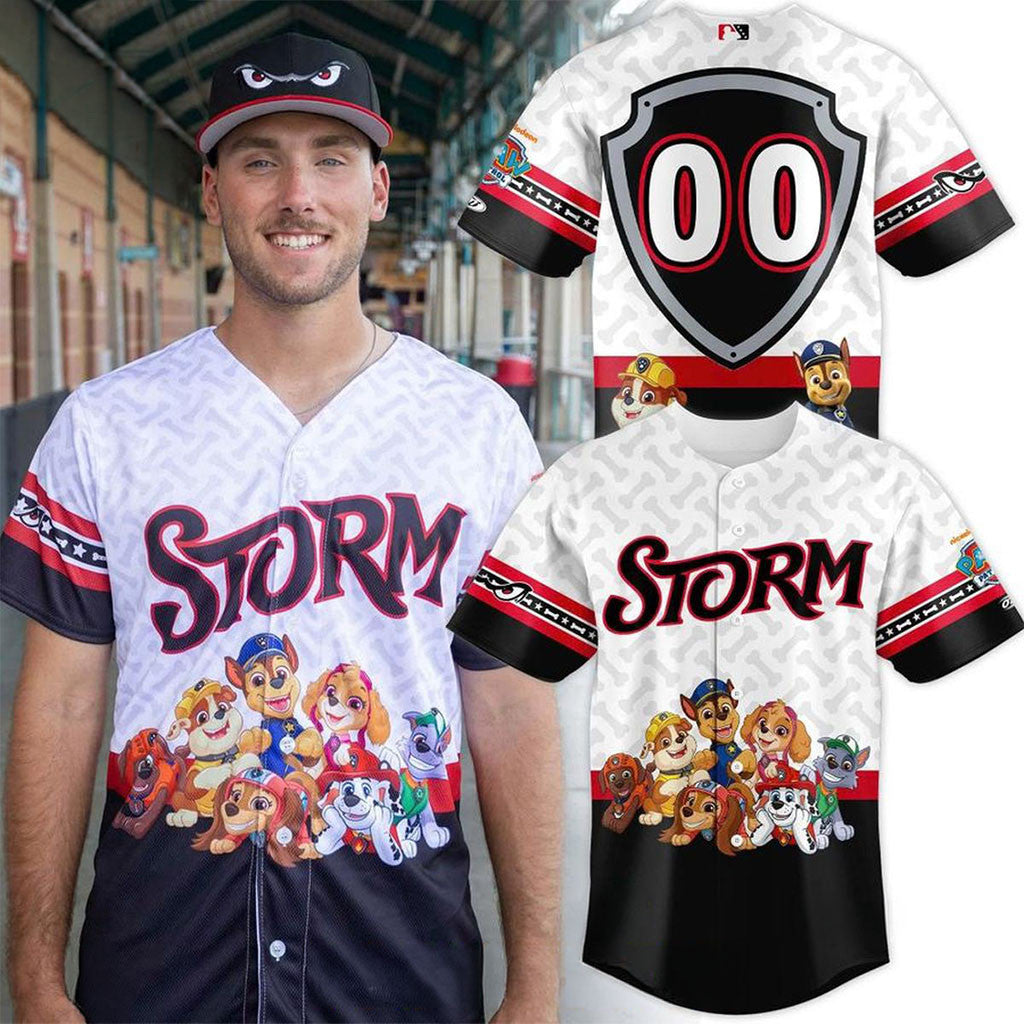 Personalized Lake Elsinore Storm Paw Patrol 2026 Game Baseball Jersey Lake Elsinore Storm Merch - Merchluma