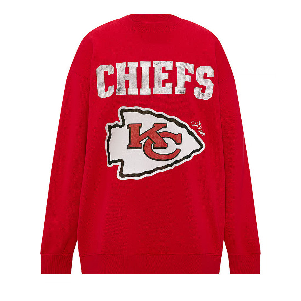 Kansas City Chiefs Campus Sweatshirt Victoria Secret NFL Merch 2026 Gifts For Football Fan - Merchluma