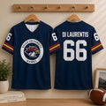 Off Campus Merch 2026 Briar University Hawks Di Laurentis #66 V-Neck T-Shirt Off Campus Shirt - Merchluma