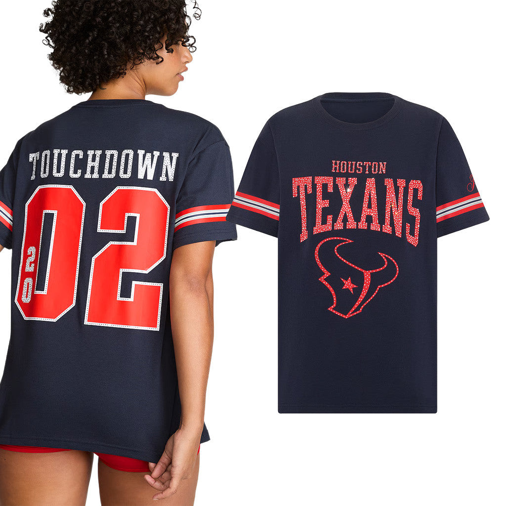 Houston Texans Campus Sweatshirt Victoria Secret NFL Merch 2026 Houston Football Fan Gear - Merchluma