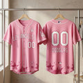 Custom Los Angeles Dodgers x Breast Health Awareness Pink Baseball Jersey Dodgers Merch - Merchluma
