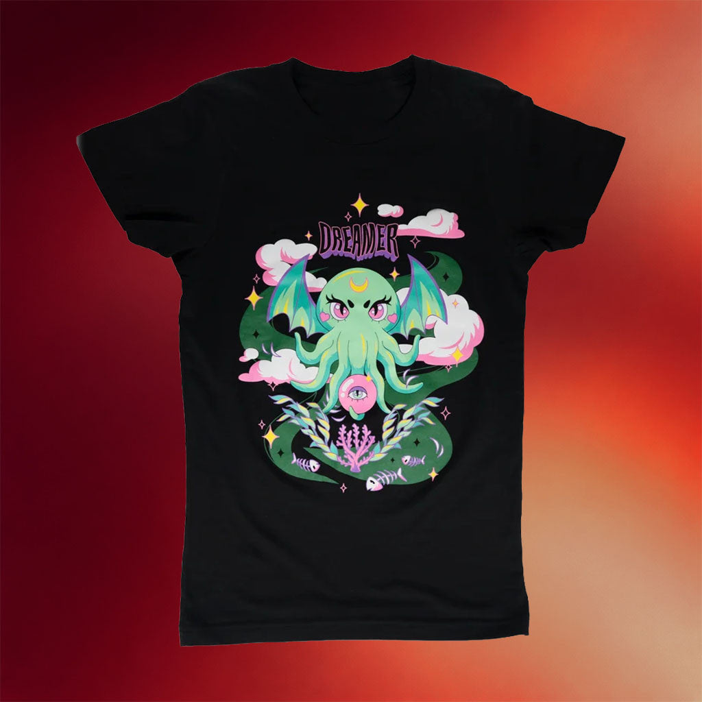 IHasCupquake Merch Tiffany Garcia 2026 Kawaii Cthulhu T-Shirt Dreamer Shirt Gift For Friends - Merchluma