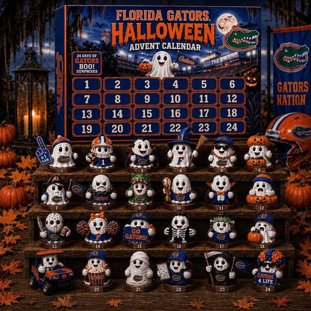 Florida Gators Halloween 2026 Advent Calendar Gators Merch Halloween Presents For Football Fans - Merchluma