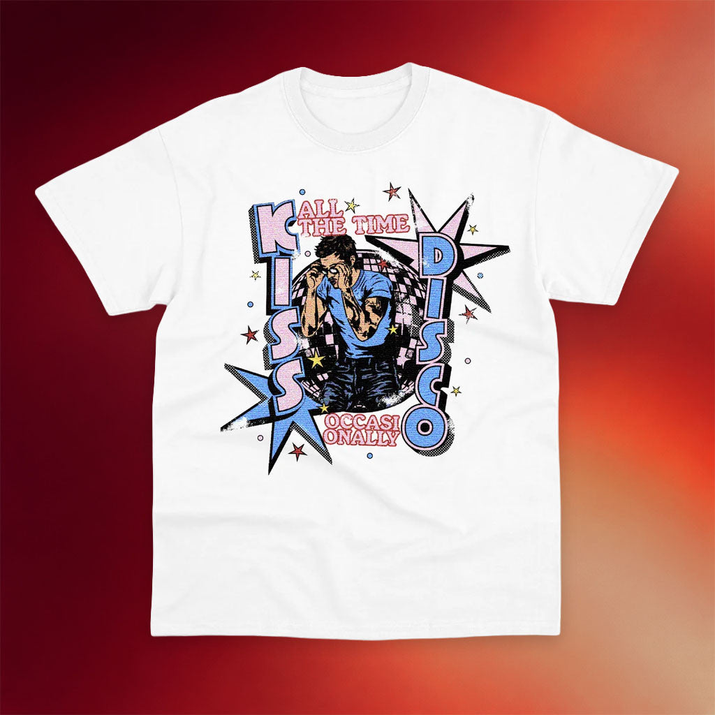Harry Styles Merch 2026 Kiss Disco All The Time T-Shirt Cool Gift For Music Lover - Merchluma