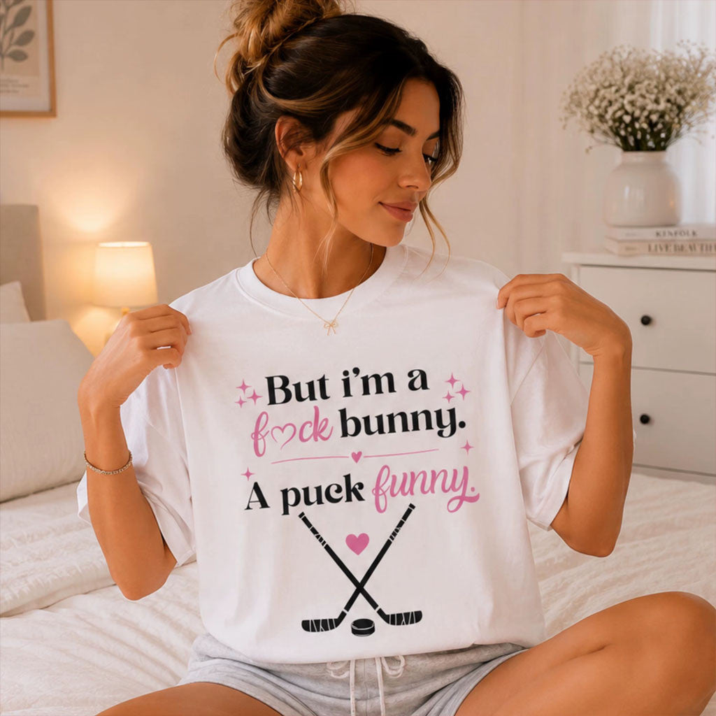 Off Campus Merch 2026 But I'm A Bock Bunny T-Shirt Gifts For Hockey Fan - Merchluma