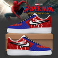 Spider Man Brand New Day Sneakers Black Spider Web Shoes Superhero Movie Fan Gift - Merchluma