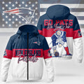 New England Patriots Go Pats Do Your Job Windbreaker Jacket Patriots Merch Fans Gifts - Merchluma