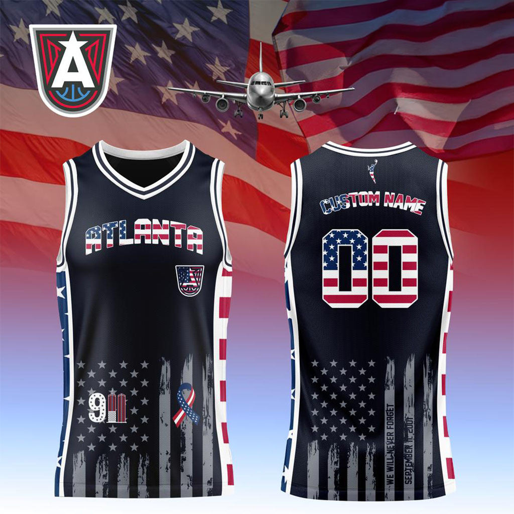 Personalized Atlanta Dream 9 11 25th Anniversary 2001-2026 Basketball Jersey Atlanta Dream Merch - Merchluma
