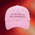 Harry Styles Merch 2026 Kiss All The Time Embroidered Hat Harry Styles Merch Concert Cap Pink - Merchluma