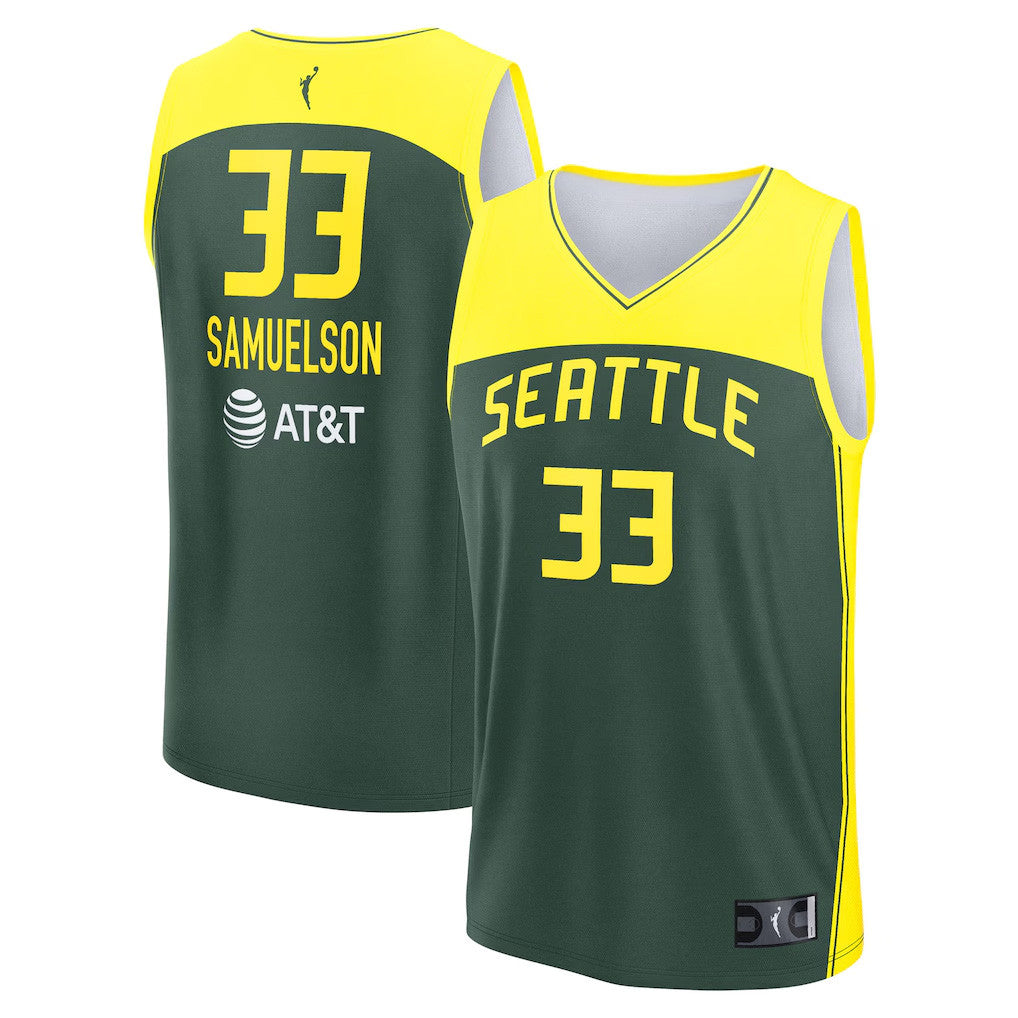 Katie Lou Samuelson Jersey Shirt 2026 Seattle Storm Merch Explorer Edition Fast Break Jersey - Merchluma