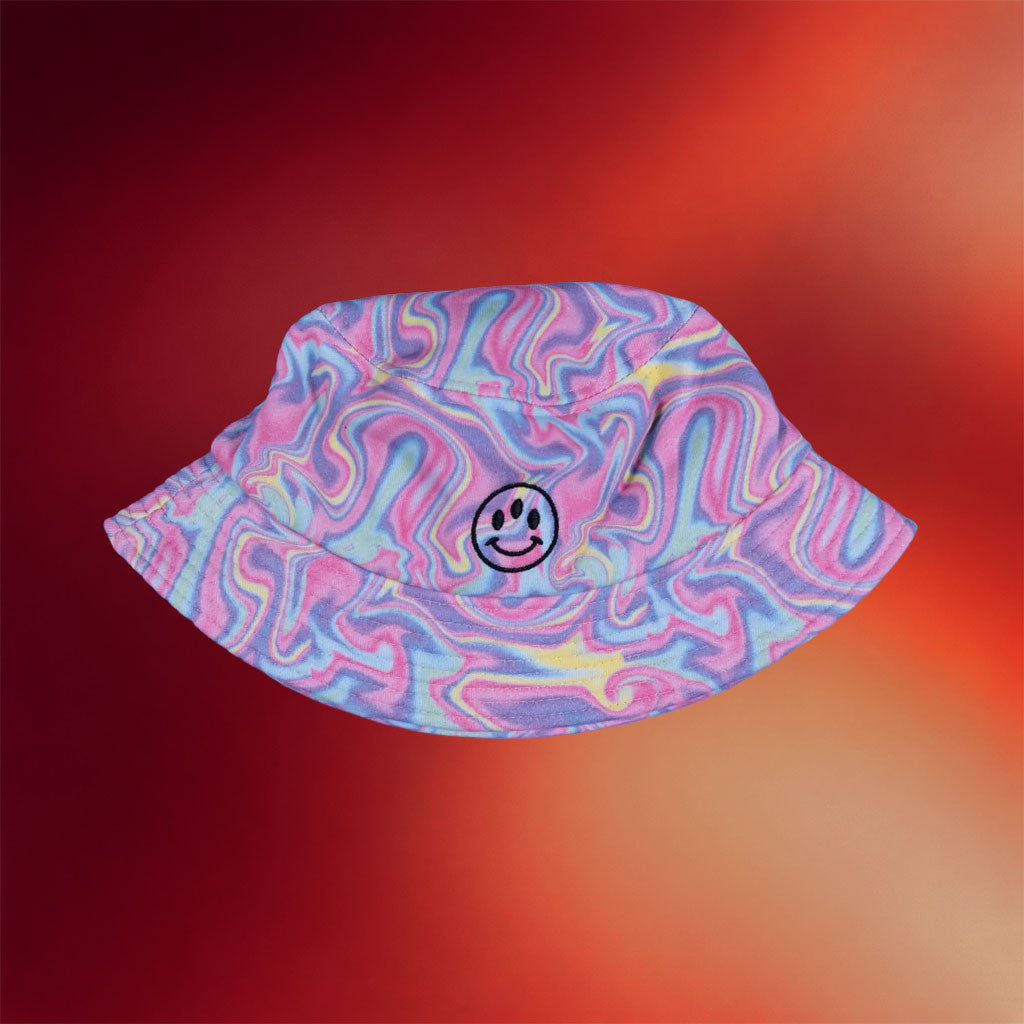 IHasCupquake Merch Tiffany Garcia 2026 Weird N Wavy Bucket Hat Cupquake X LaurenZSide Merch - Merchluma