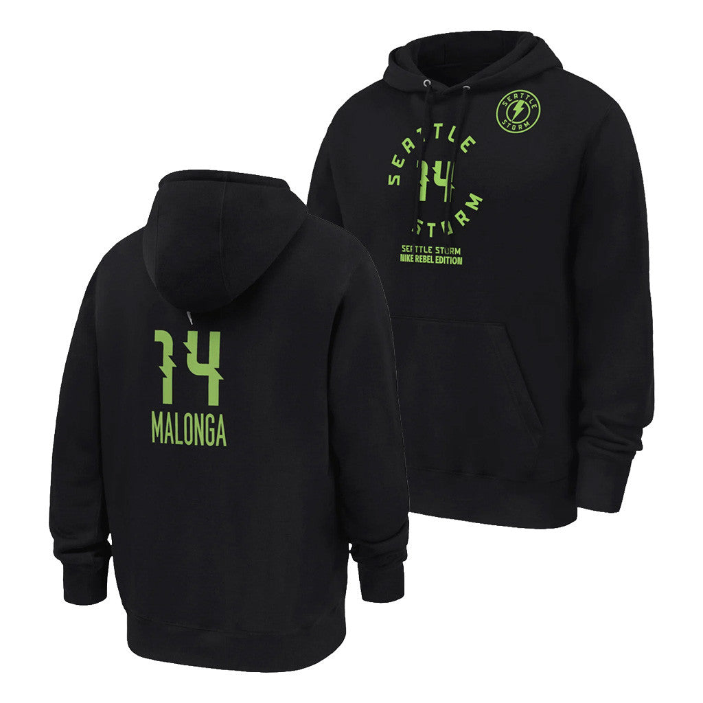 Seattle Storm Merch 2026 #14 Dominique Malonga Name And Number Rebel Hoodie Basketball Fan Gift - Merchluma