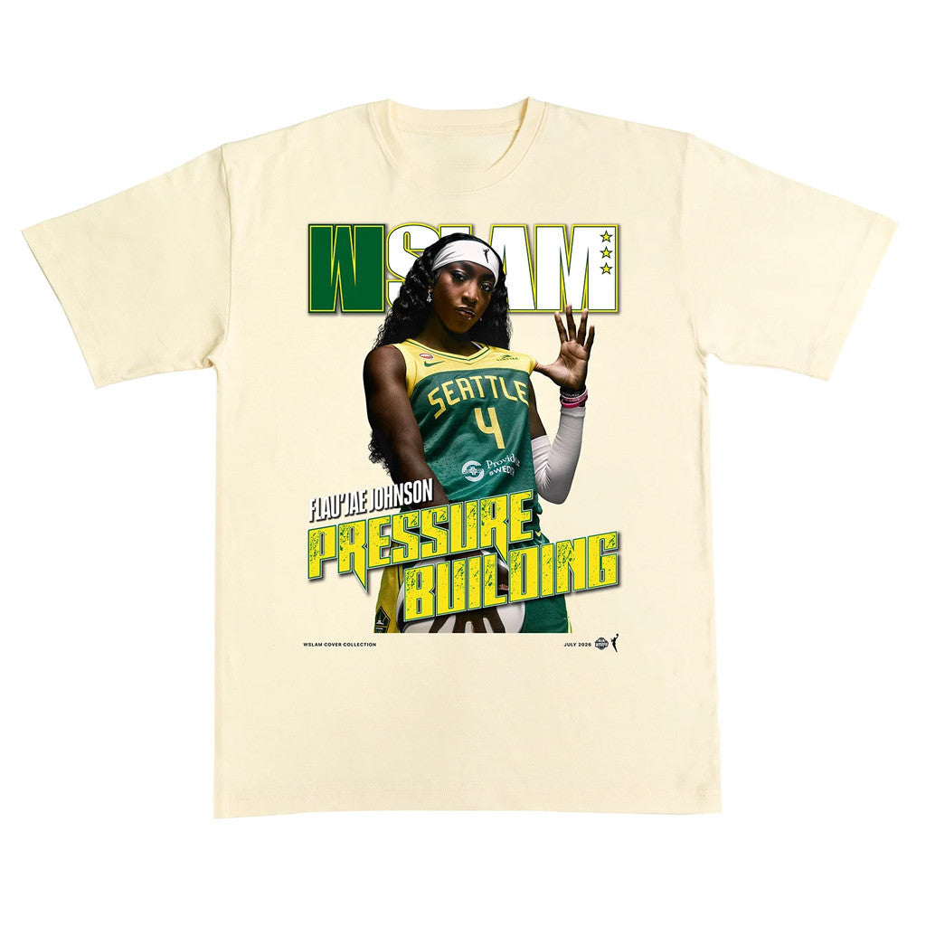 Seattle Storm Merch 2026 WSLAM Flau'jae Johnson Cover T-Shirt WNBA Merch Basketball Fan Gifts - Merchluma