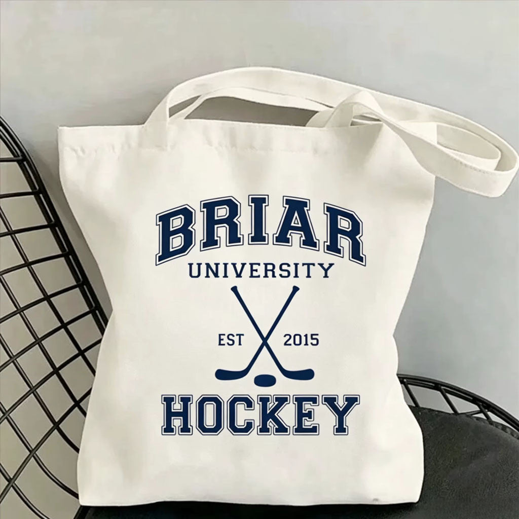 Off Campus Merch 2026 Briar University Hockey Tote Bag Gift For TV Series Fans - Merchluma