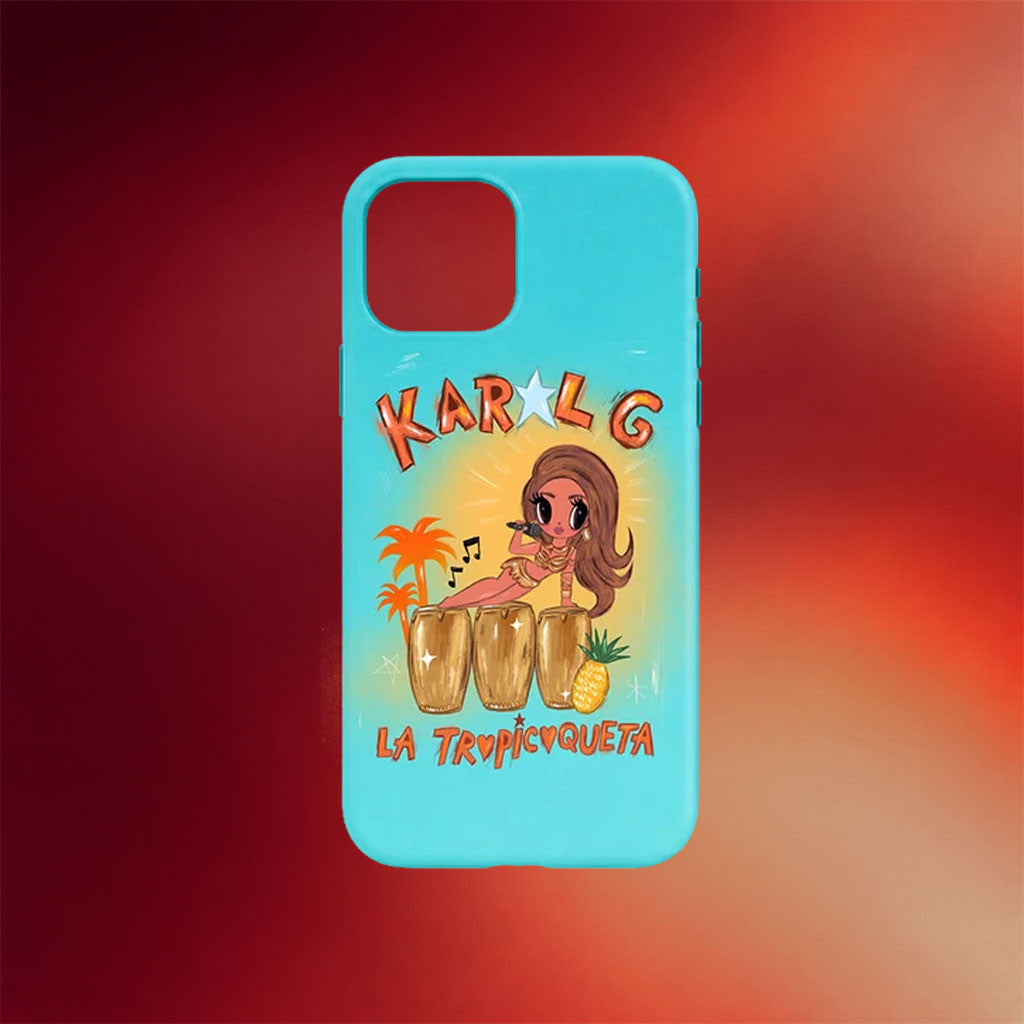 Karol G Merch 2026 La Tropicoqueta Phone Case Karol G Tour Merch Gift For Music Lovers - Merchluma