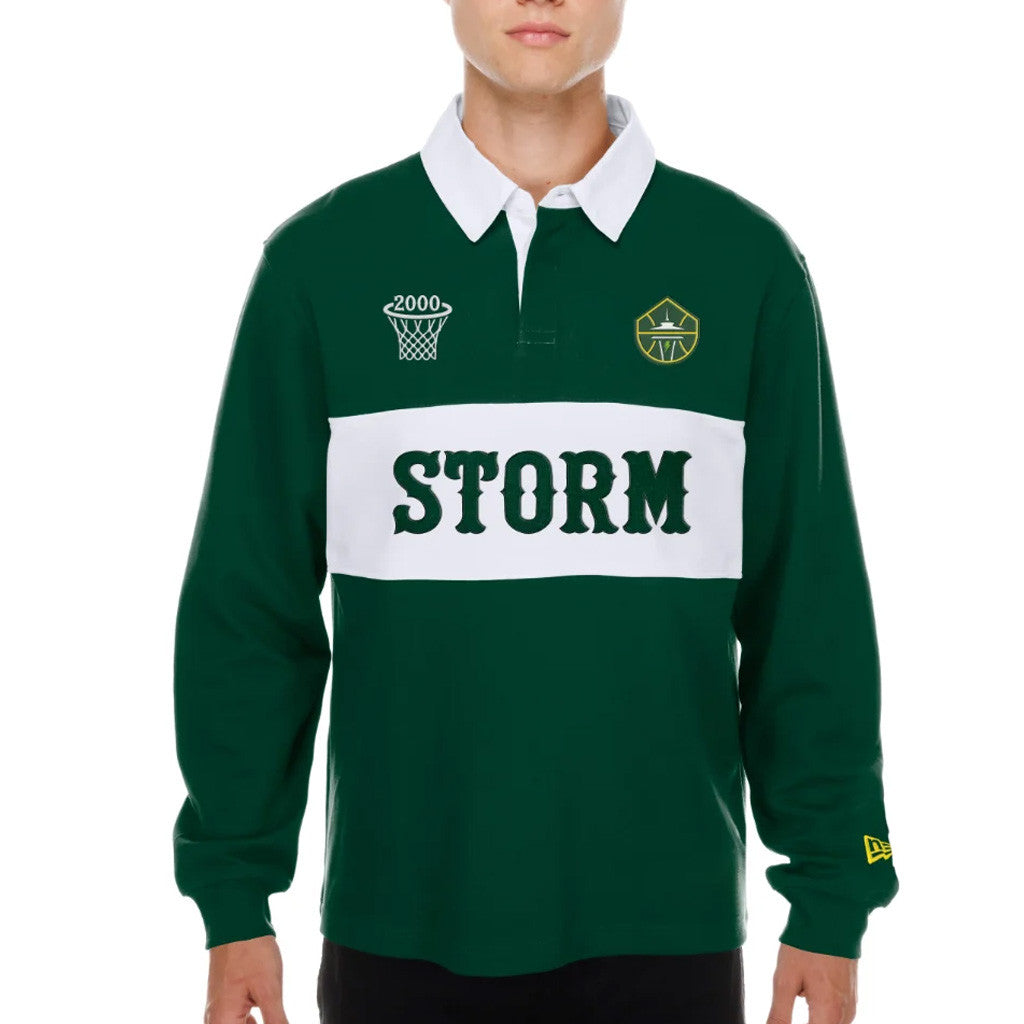 Seattle Storm Merch 2026 New Era Storm Long Sleeve Polo Shirt Game Day Gift For Basketball Fans - Merchluma