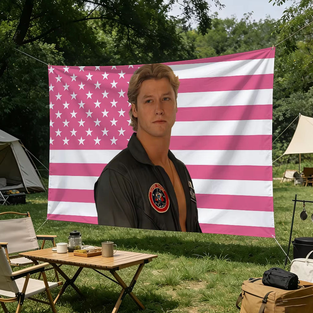 Off Campus Merch 2026 Dean Di Laurentis Flag Pink American Flag Outdoor Decor Fan Gifts - Merchluma