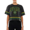 Seattle Storm Merch 2026 New Era Womens Seattle Stripe Crop Tee Basketball Fan Gift For Her - Merchluma