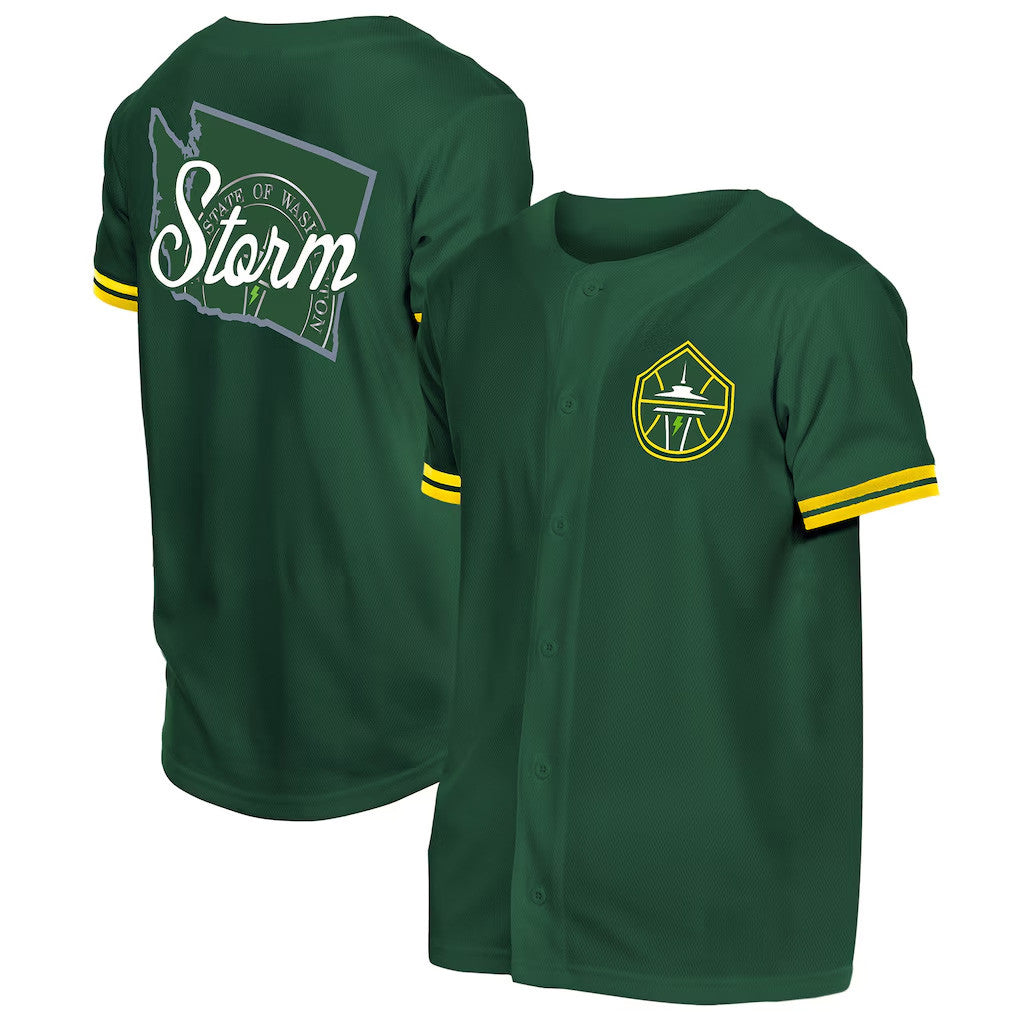 Seattle Storm Merch 2026 New Era WNBA Draft Hometown Baseball Jersey Gift For Game Day - Merchluma