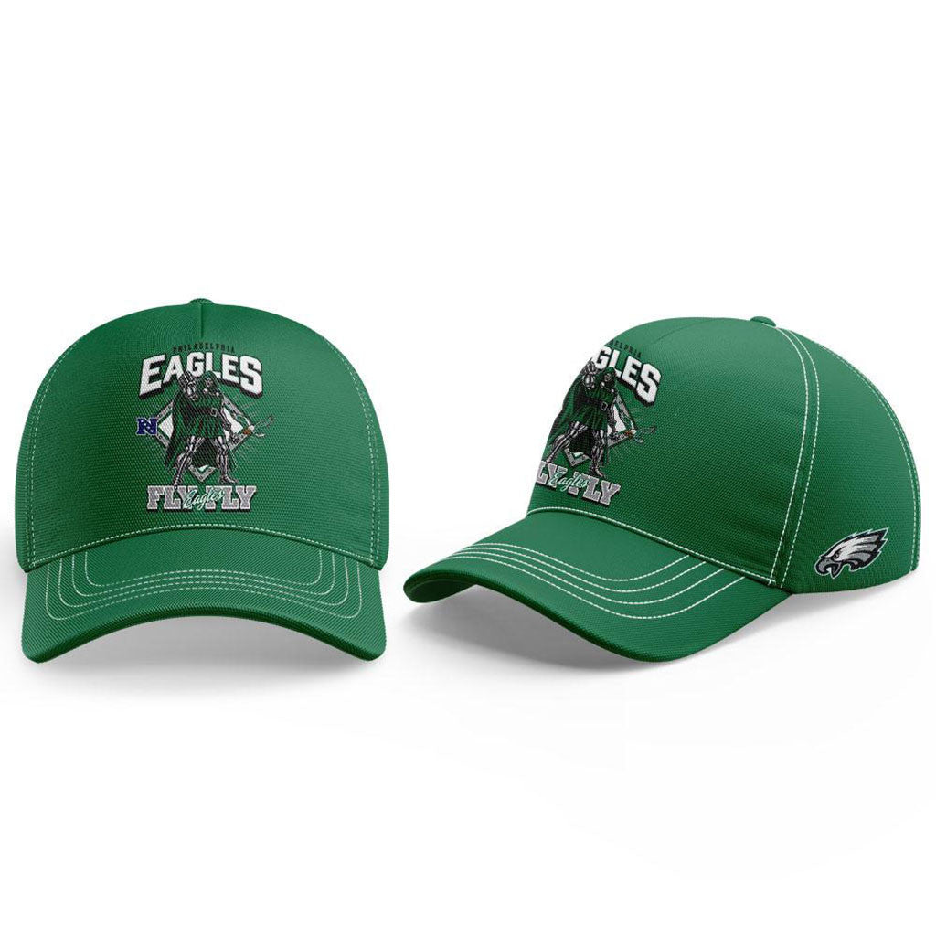 Philadelphia Eagles Disney Champion NFL Main Character Energy Hat Eagles Merch Gift For Dad - Merchluma