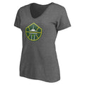 Seattle Storm Merch 2026 Seattle Storm Primary Logo V-Neck T-Shirt Best Gift For Sisters - Merchluma