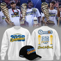 Vaqueros de Bayamon Merch 2026 BSN Champions Sweatshirt White Presents For Basketball Fans - Merchluma
