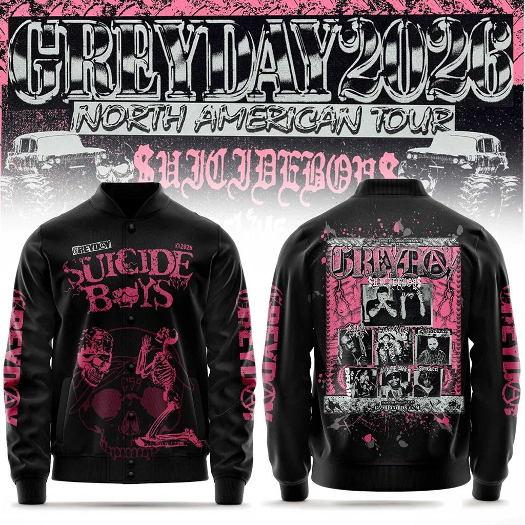 Suicideboys Merch Grey Day 2026 North American Tour Jacket Gifts For Hip Hop Fans - Merchluma