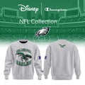 Philadelphia Eagles x Disney Champion NFL Main Character Energy Sweatshirt Eagles Merch - Merchluma