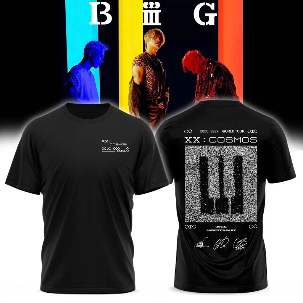 BB World Tour XX Cosmos T-Shirt 20th Anniversary BIGBANG Merch Gifts For Music Lovers - Merchluma