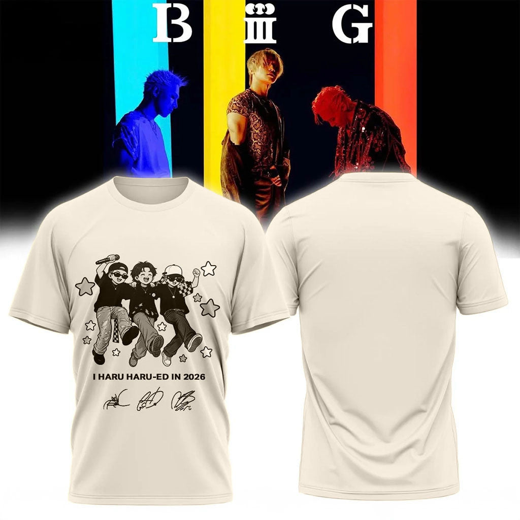 BIGBANG Merch BB World Tour XX Cosmos T-Shirt I Haru Haru-Ed In 2026 Shirt Gifts For BFF - Merchluma