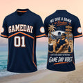 My Give A Damn Is Broken Game Day Vibes V-Neck Shirt Chill Beach Life Shirt Football Fan Gifts - Merchluma