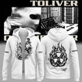 Don Toliver Merch Octane Tour Zip Hoodie White Gifts For Music Lovers - Merchluma