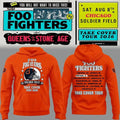 Chicago Bears X Foo Fighters Take Cover Tour 2026 Hoodie Orange Foo Fighters Merch Son Gifts - Merchluma