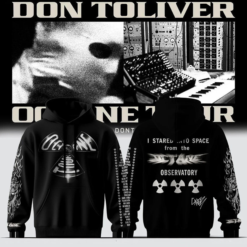 Don Toliver Merch Octane Tour Hoodie Black Gifts For Rap Lovers - Merchluma
