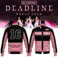 BlackPink Deadline World Tour Bomber Jacket BlackPink Merch Best Gifts For Music Lovers - Merchluma