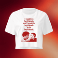 Heated Rivalry Merch Patrick Zweig Art Donaldson I Want Two Boyfriends Cropped Shirt Challengers - Merchluma