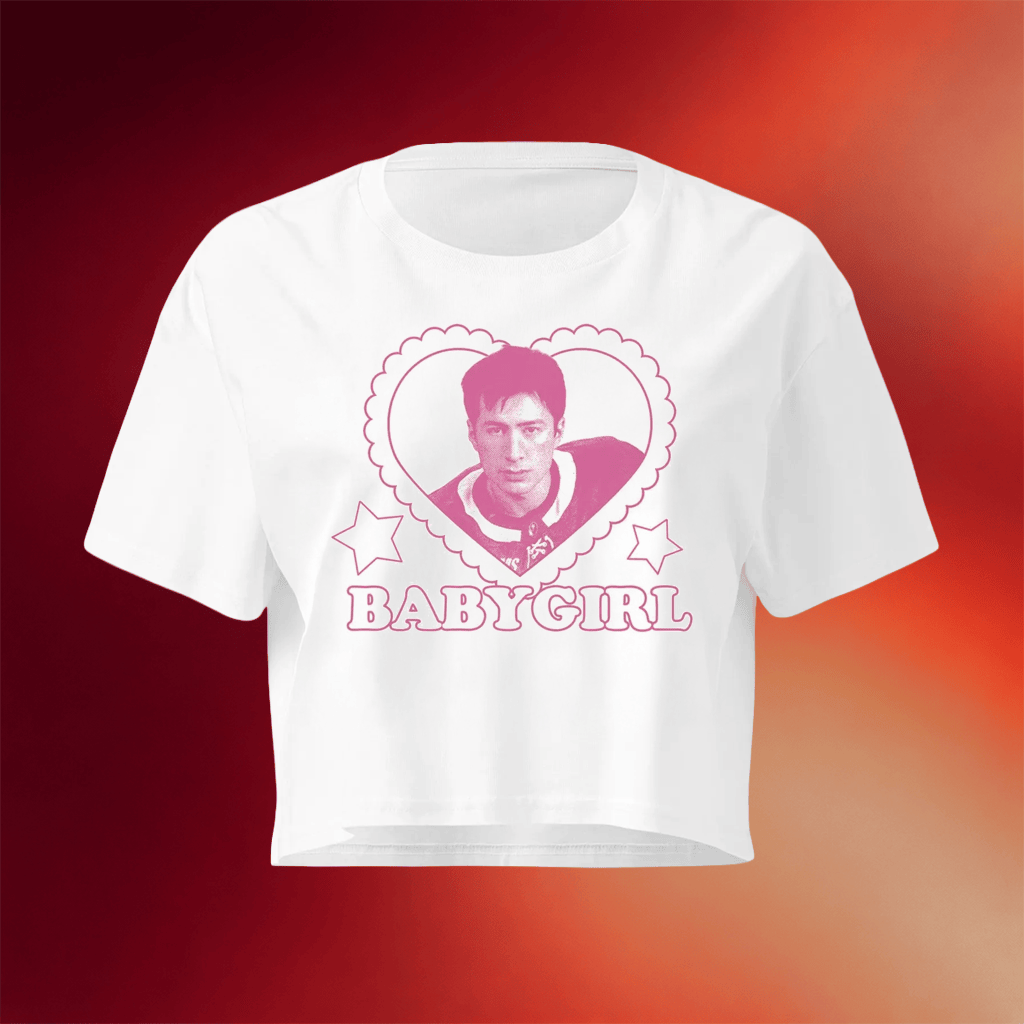 Heated Rivalry Merch Shane Pink Babygirl Cropped T-Shirt Hudson Hollander Rivalry Shirt - Merchluma