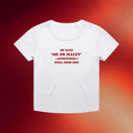 Malevolence Merch 2026 Me Or Malev Cropped Shirt White Gifts For Girlfriend - Merchluma