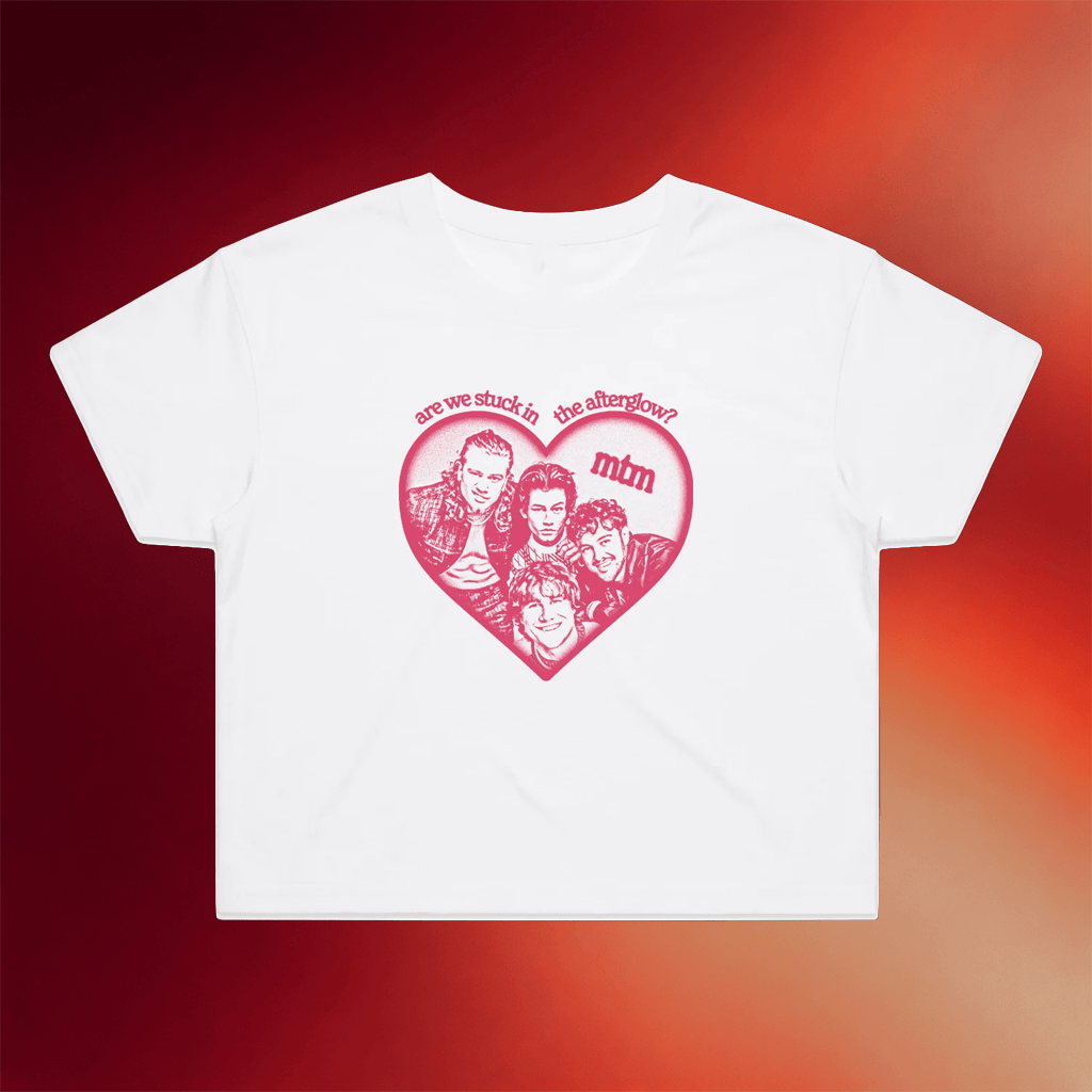 Midnight Til Morning Merch Midnight Til Morning Afterglow Cropped T-Shirt Pop Band Fan Gifts - Merchluma