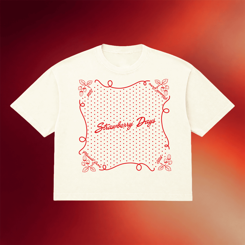 Strawberry Tee Merch 2026 Pop It Lock It Polka Dot It Cropped T-Shirt Strawberry Day Shirt Gifts - Merchluma