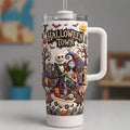 The Nightmare Before Christmas 2026 Halloween Town Tumbler Jack Skellington Sally Spooky Cup Gift - Merchluma