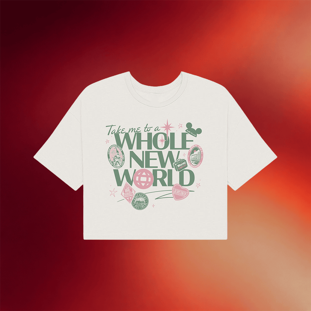 The Lost Bros Merch 2026 Take Me To A Whole New World Cropped T-Shirt Birthday Present For Her - Merchluma