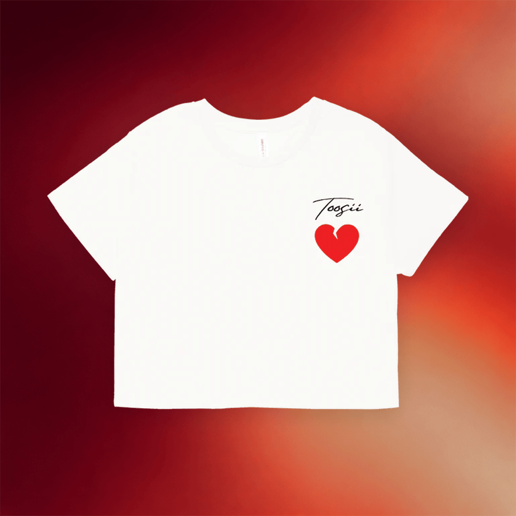 Toosii Merch 2026 Toosii White Cropped T-Shirt Rapper Fan Gifts For Her - Merchluma
