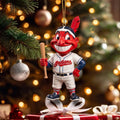 Chief Wahoo Cleveland Indians Mascot Ornament Christmas Ornaments Cleveland Indians Merch Gifts - Merchluma