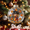 Goku 40th Anniversary Snow Globe Christmas Ornaments Dragon Ball Z Holiday Tree Decoration - Merchluma