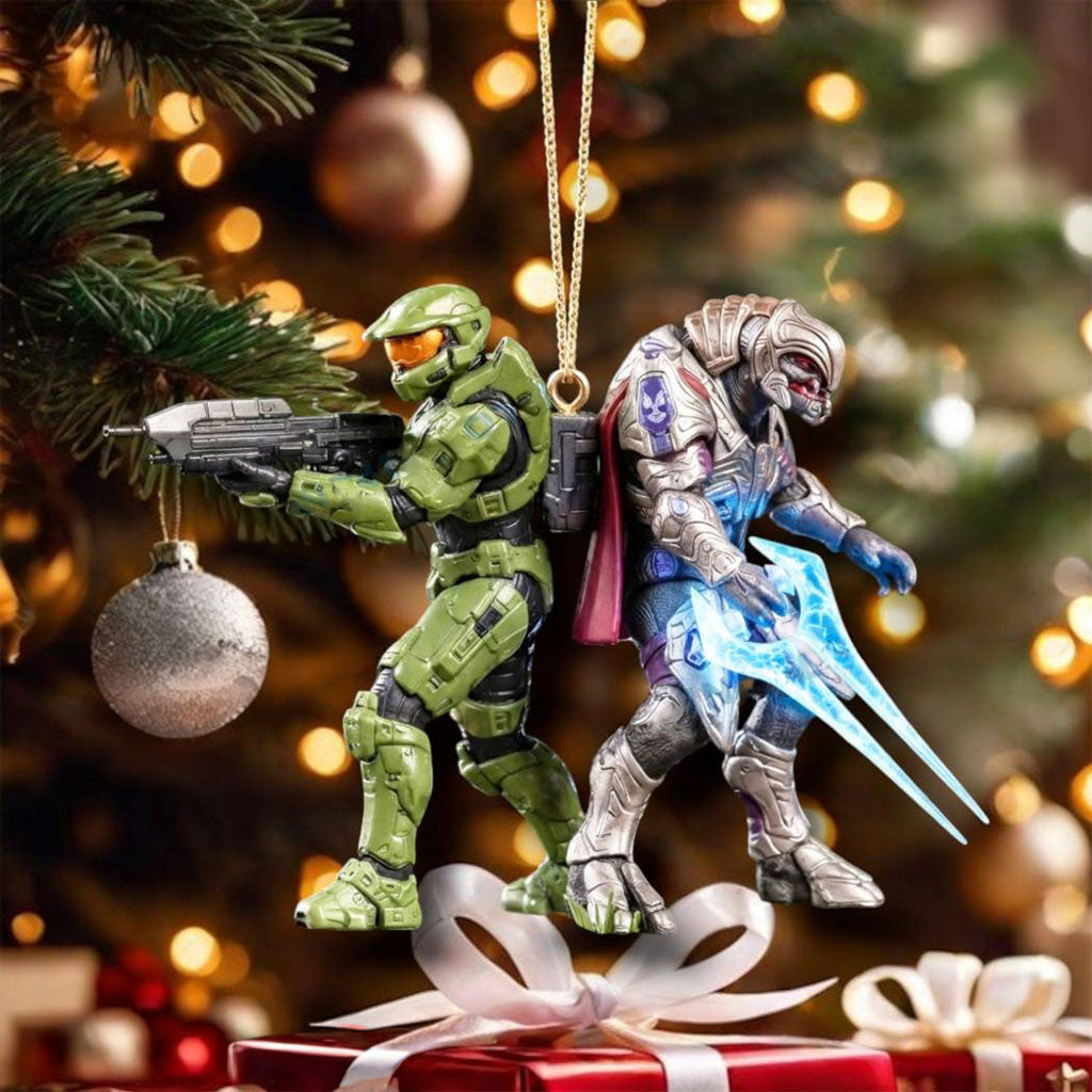 Halo Master Chief And Arbiter Ornament Christmas Tree Decorations Gifts For Fans - Merchluma
