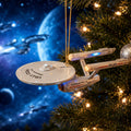 Star Trek 1966-2026 60th Anniversary Christmas Ornament Star Trek Merch Xmas Tree Decor - Merchluma