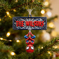 Personalized Spider-Man Web Acrylic Ornament Holiday Tree Decoration Superhero Fan Gift - Merchluma