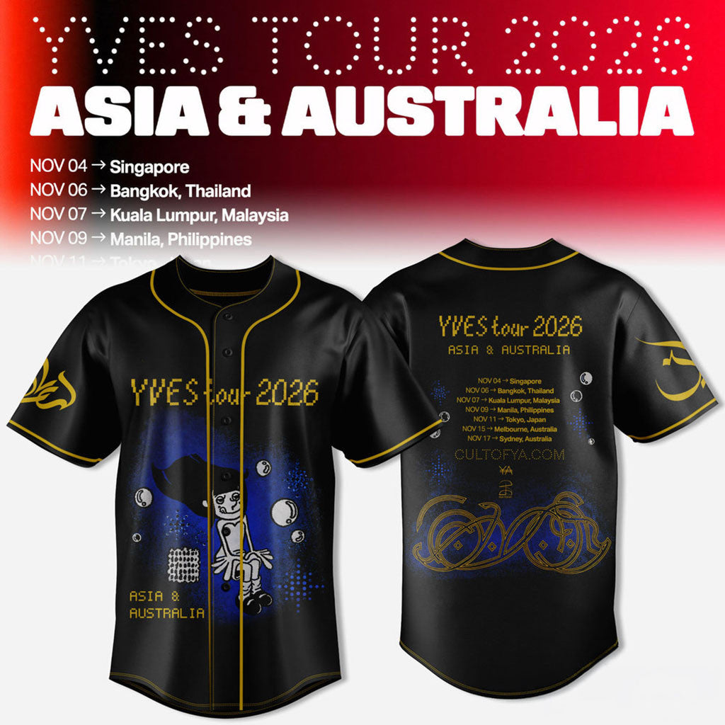 LOONA Yves Tour 2026 Album Asia And Australia Baseball Jersey Yves Merch Music Fan Gear - Merchluma
