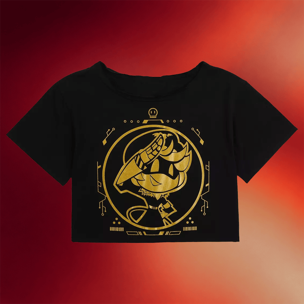 Murder Drones Merch Murder Drones N Foil Girls Cropped T-Shirt Birthday Gift For Her - Merchluma